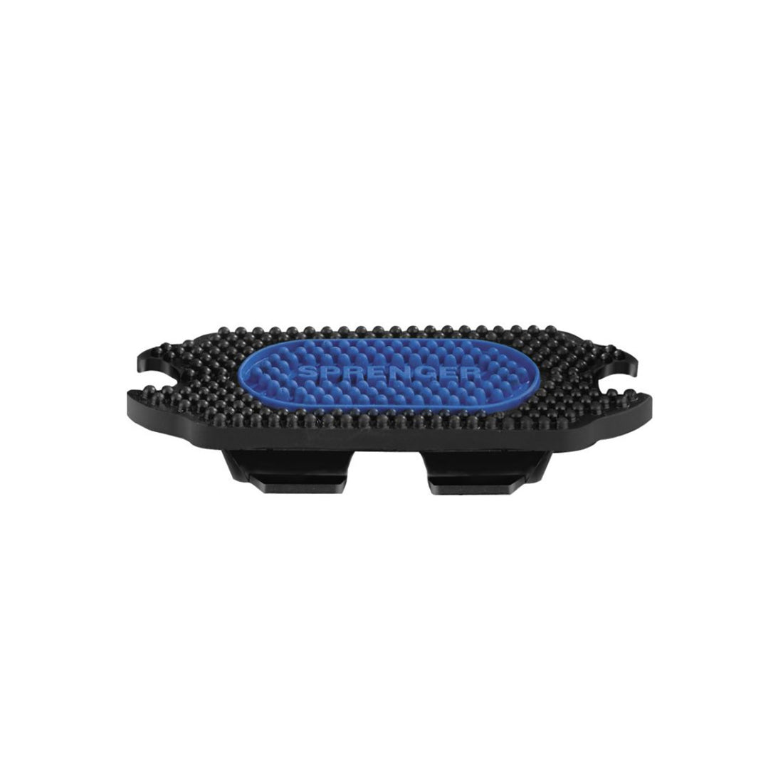 STIRRUP PADS FOR BOW BALANCE STIRRUPS - RUBBER BLACK / BLUE, SIZE 120 MM.