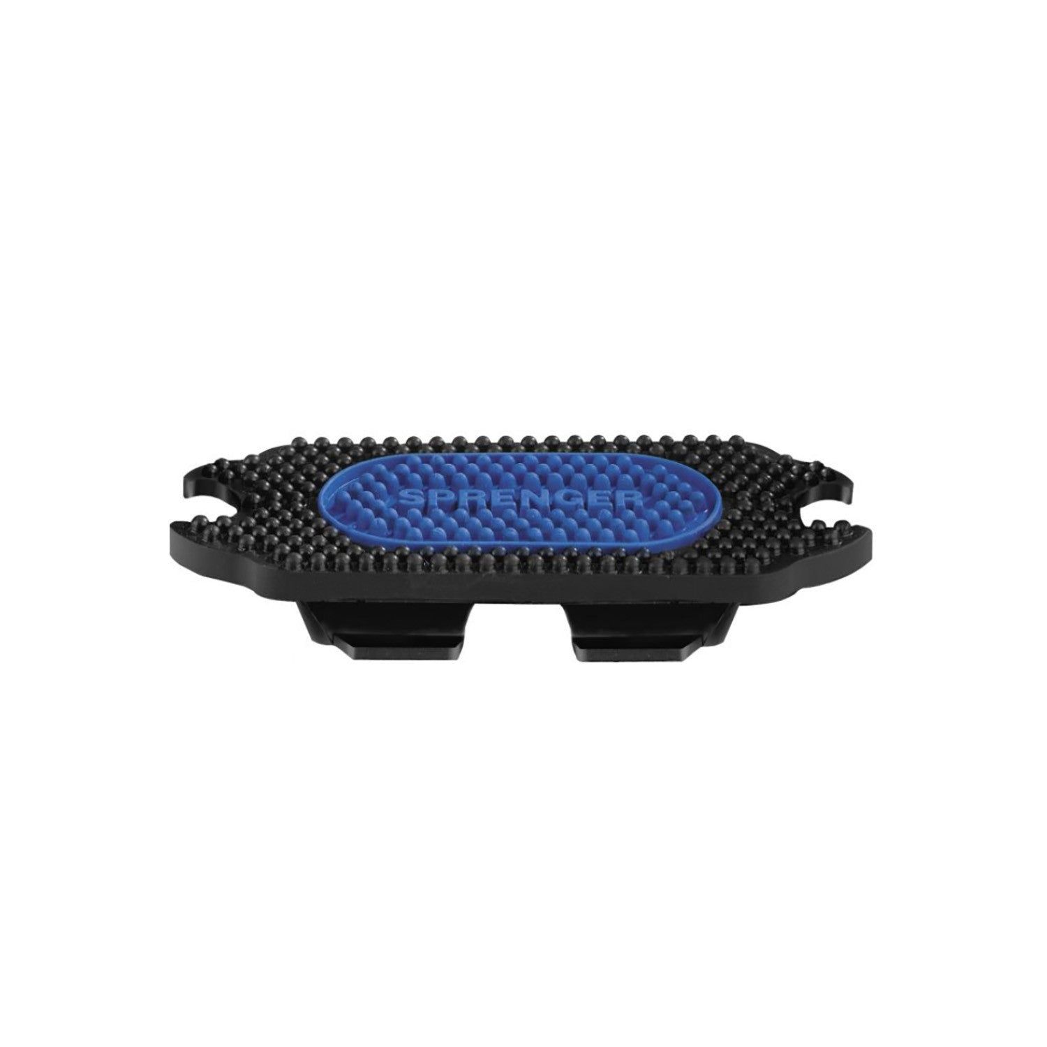 STIRRUP PADS FOR BOW BALANCE STIRRUPS - RUBBER BLACK / BLUE, SIZE 120 MM.
