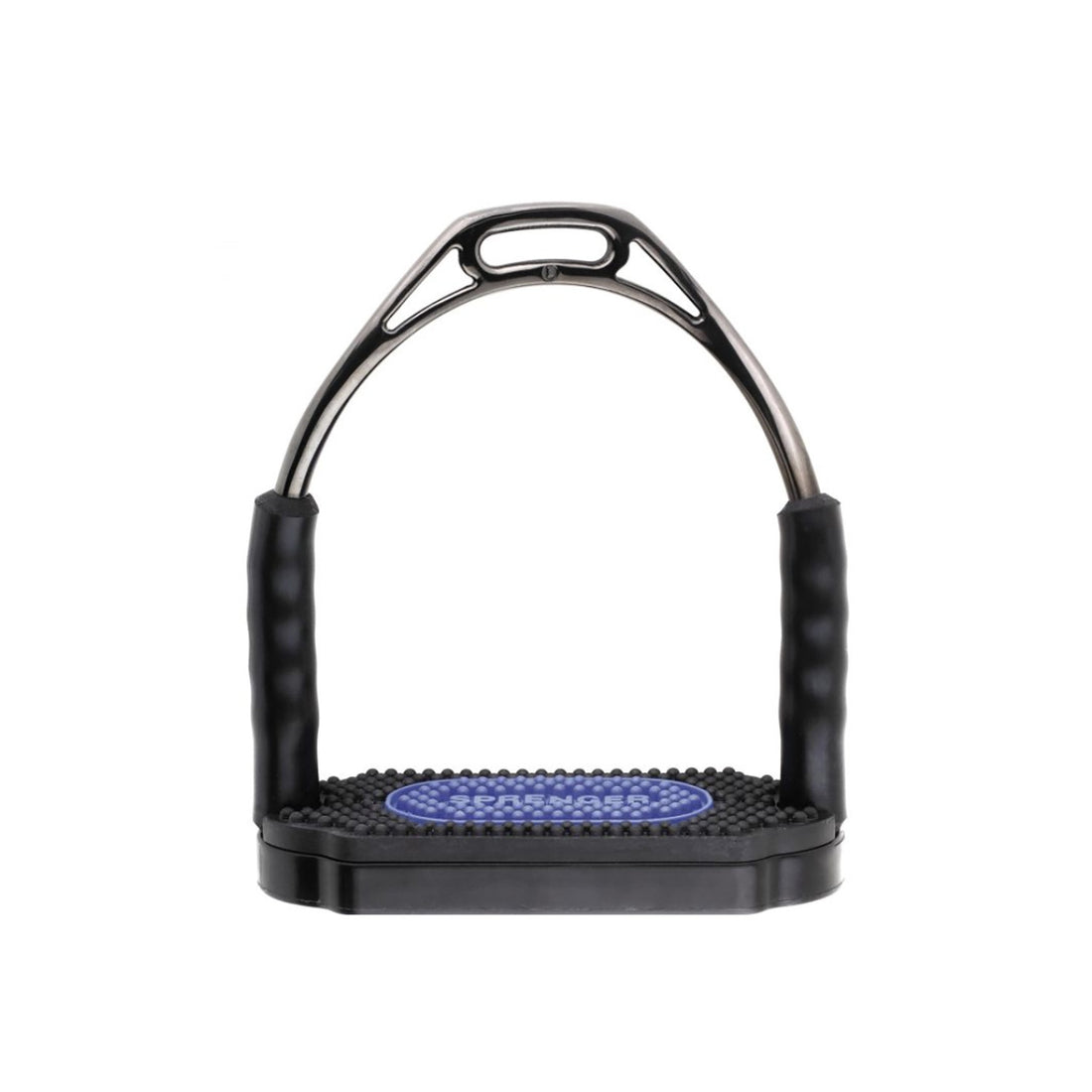 BOW BALANCE STIRRUPS - STAINLESS STEEL ANTHRACITE, SIZE 120 MM.