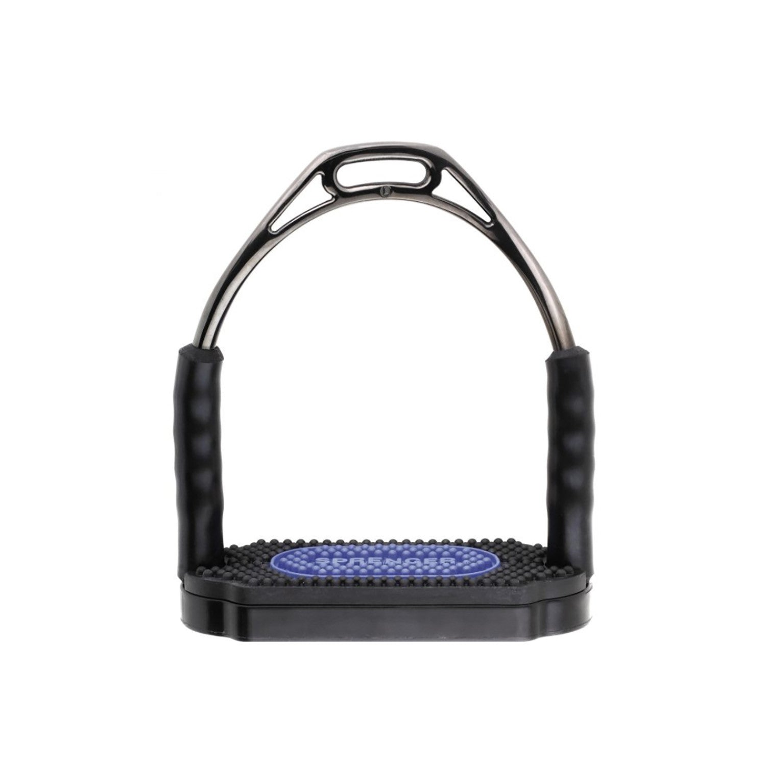BOW BALANCE STIRRUPS - STAINLESS STEEL ANTHRACITE, SIZE 120 MM.