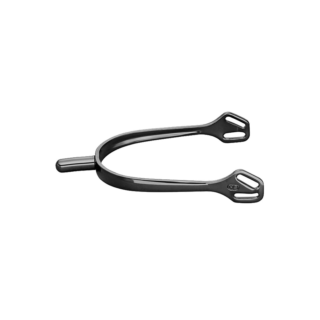 ULTRA fit spurs with Balkenhol fastening - Stainless steel anthracite, 25 mm rounded.