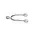ULTRA FIT SPURS WITH BALKENHOL FASTENING - STAINLESS STEEL, 30 MM ROUNDED WITH ROWEL 