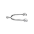 ULTRA FIT SPURS WITH BALKENHOL FASTENING - STAINLESS STEEL, 30 MM WITH ROWEL 