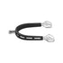 ULTRA fit EXTRA GRIP spurs with Balkenhol fastening - Stainless steel, 20 mm ball-shaped.
