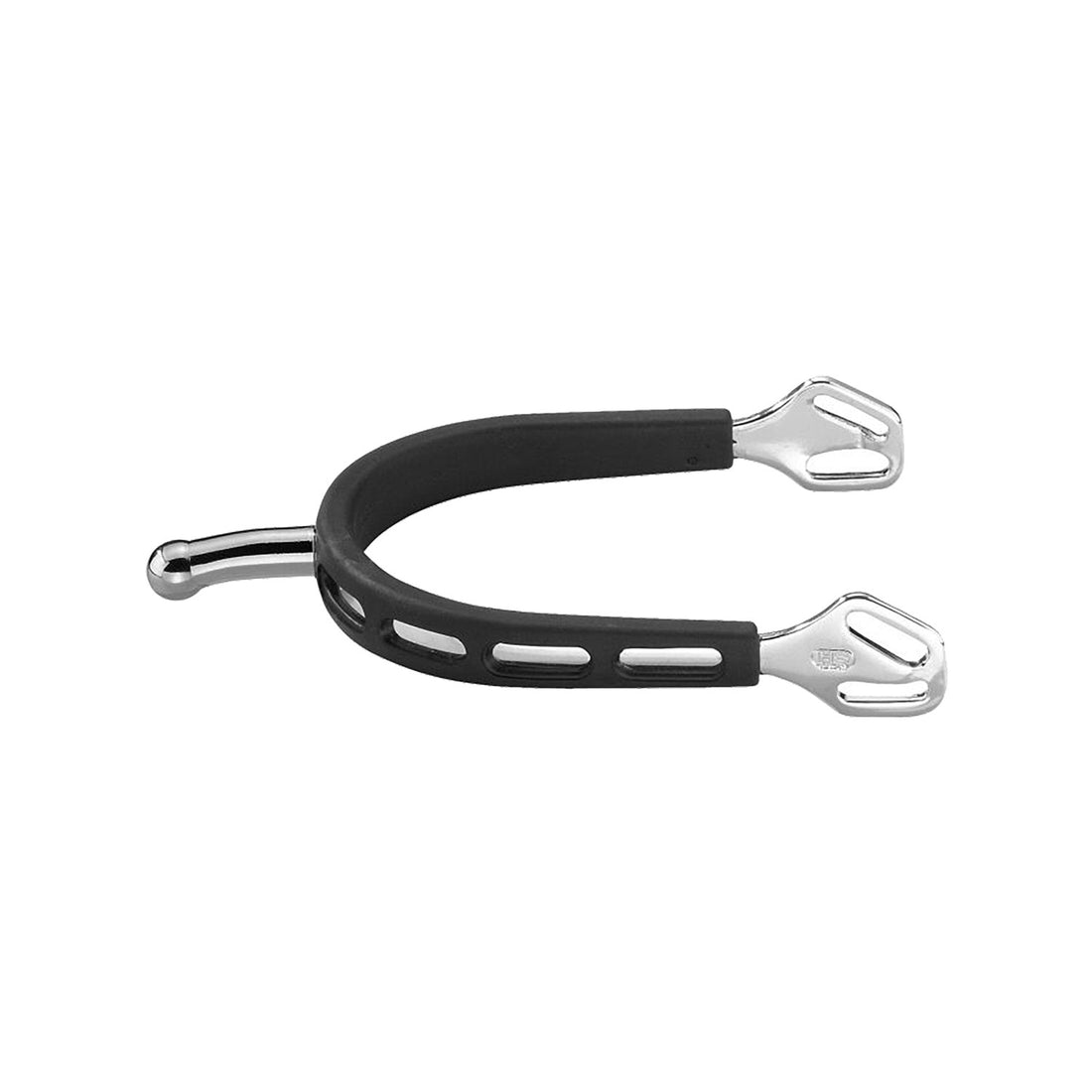 ULTRA fit EXTRA GRIP spurs with Balkenhol fastening - Stainless steel, 30 mm ball-shaped.