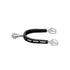 ULTRA FIT EXTRA GRIP SPURS WITH BALKENHOL FASTENING - STAINLESS STEEL, 40 MM ROUNDED WITH ROWEL 