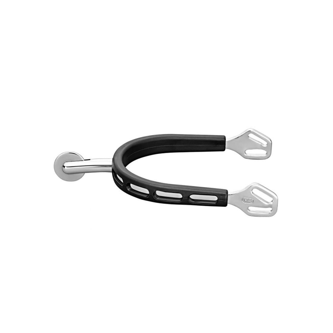 ULTRA fit EXTRA GRIP spurs with Balkenhol fastening - Stainless steel, 40 mm rounded.