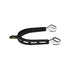 ULTRA FIT EXTRA GRIP SPURS WITH BALKENHOL FASTENING - STAINLESS STEEL, 25 MM ROUNDED ROLLER HORIZ..
