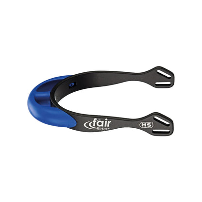 SPURS FAIRRIDER ALUMINIUN ROUNDED NECK BLUE 20MM.
