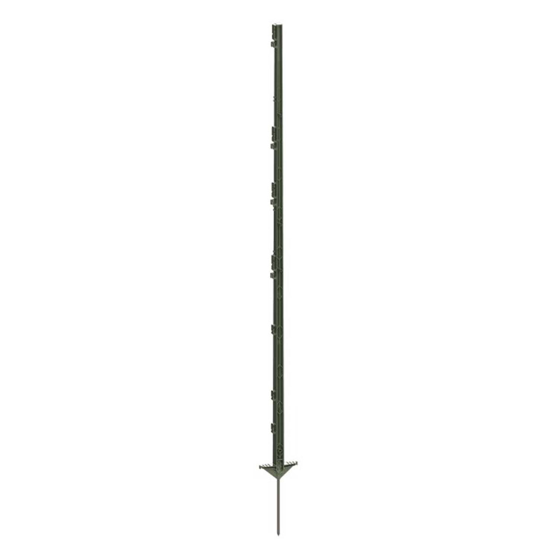 156CM PLASTIC POST EXPERT WITH DOUBLE STEP GREEN.