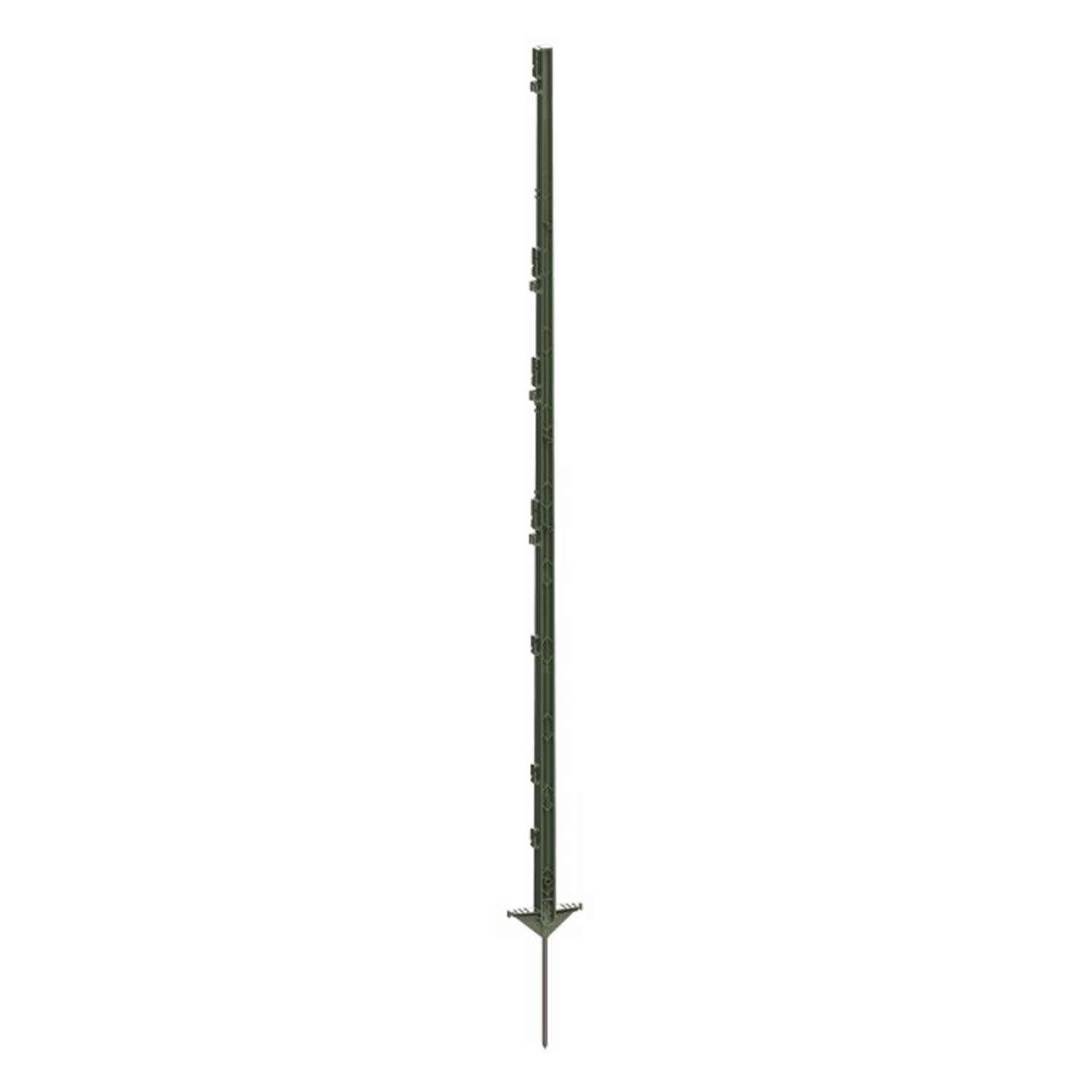 156CM PLASTIC POST EXPERT WITH DOUBLE STEP GREEN.