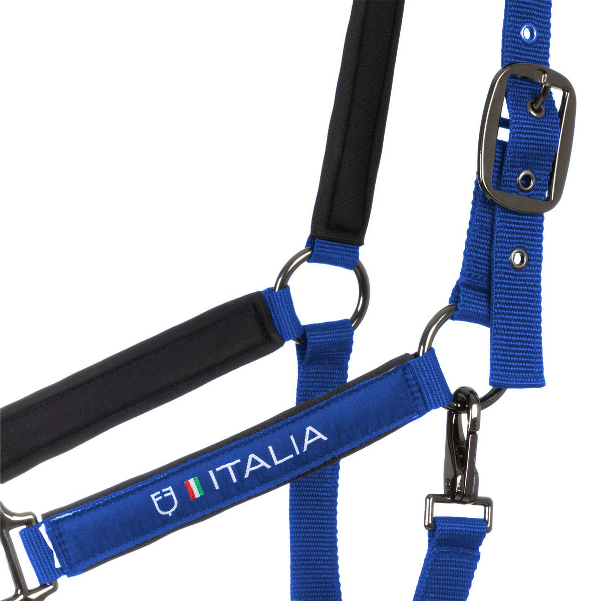 Equestro X FISE Padded Halter double Adjustment