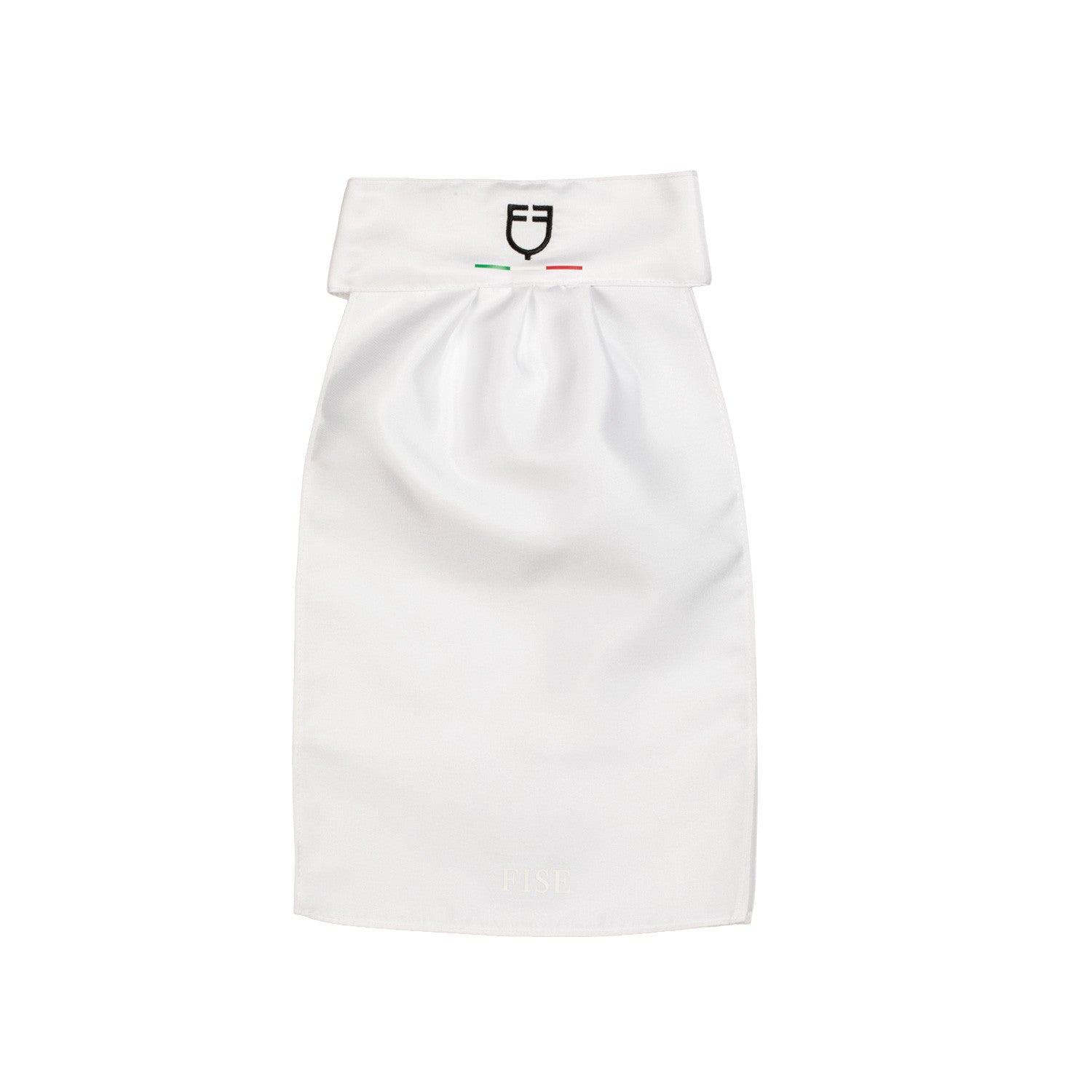Competition plastron with embroidered logo Equestro X FISE.