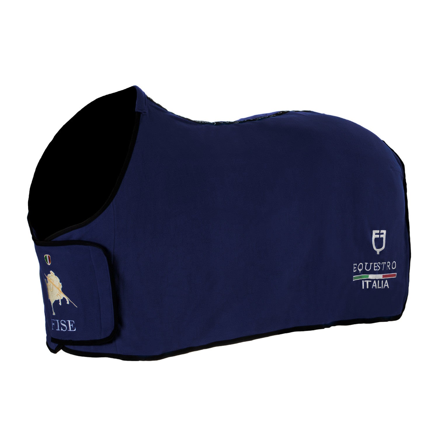 Fleece rug with front closure Equestro X FISE.