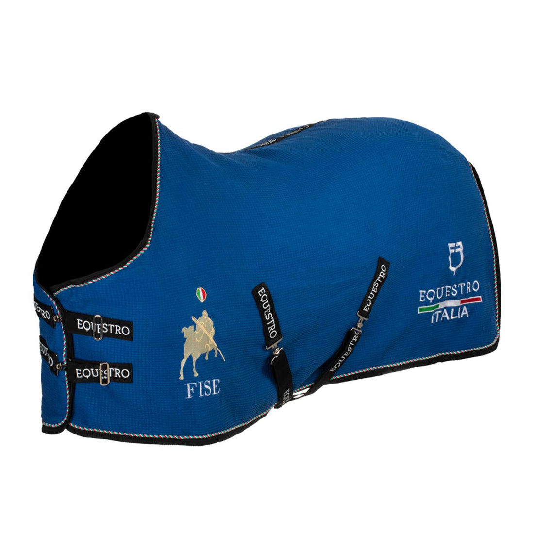 Stable rug in waffle fabric Equestro X FISE.