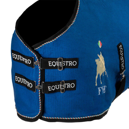 Stable rug in waffle fabric Equestro X FISE