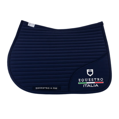 Equestro X FISE Jumping Saddle Pad With Embroidered Logo
