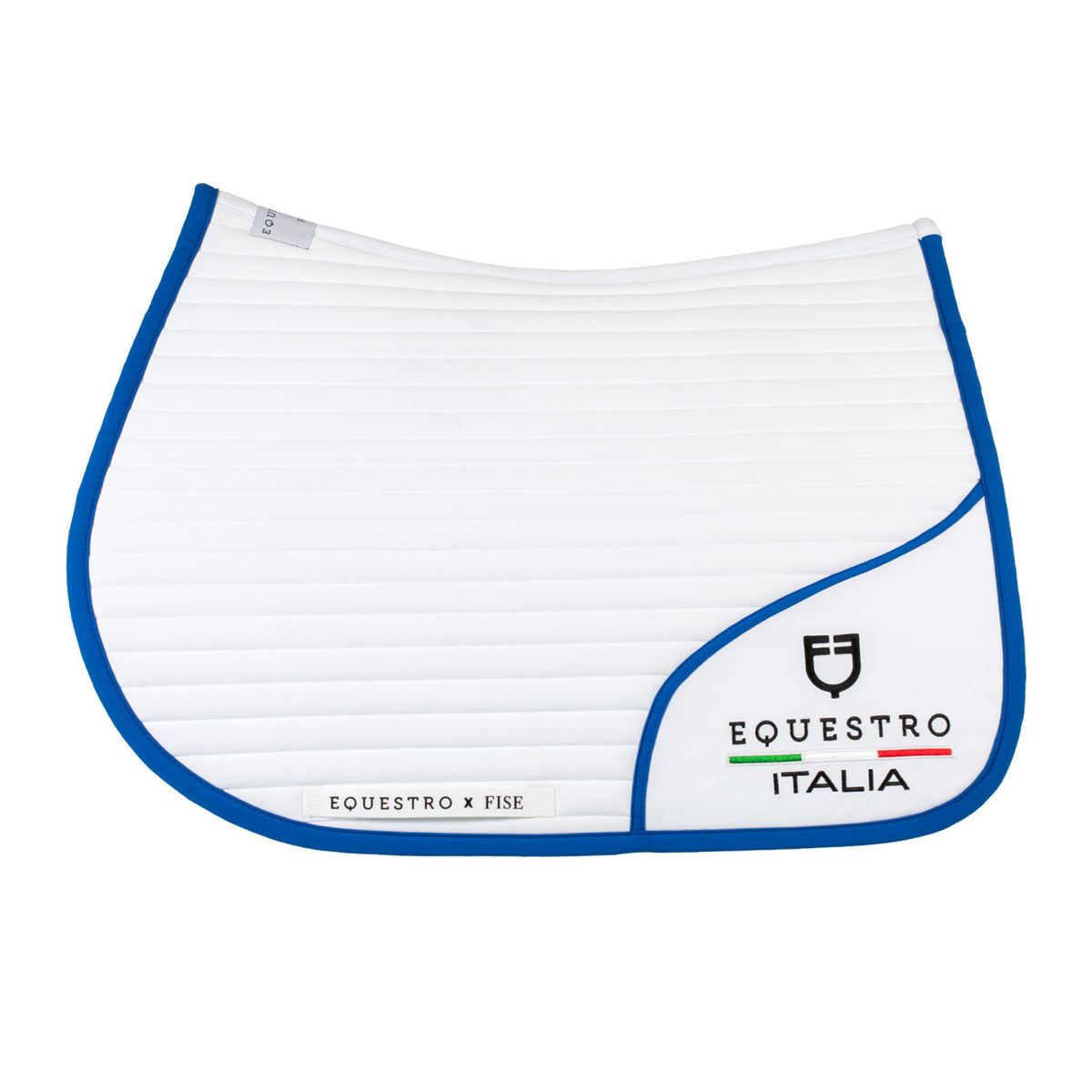Equestro X FISE Jumping Saddle Pad With Embroidered Logo