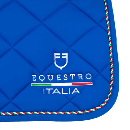 Equestro X FISE Jumping Saddle Pad With Italian Flag Piping