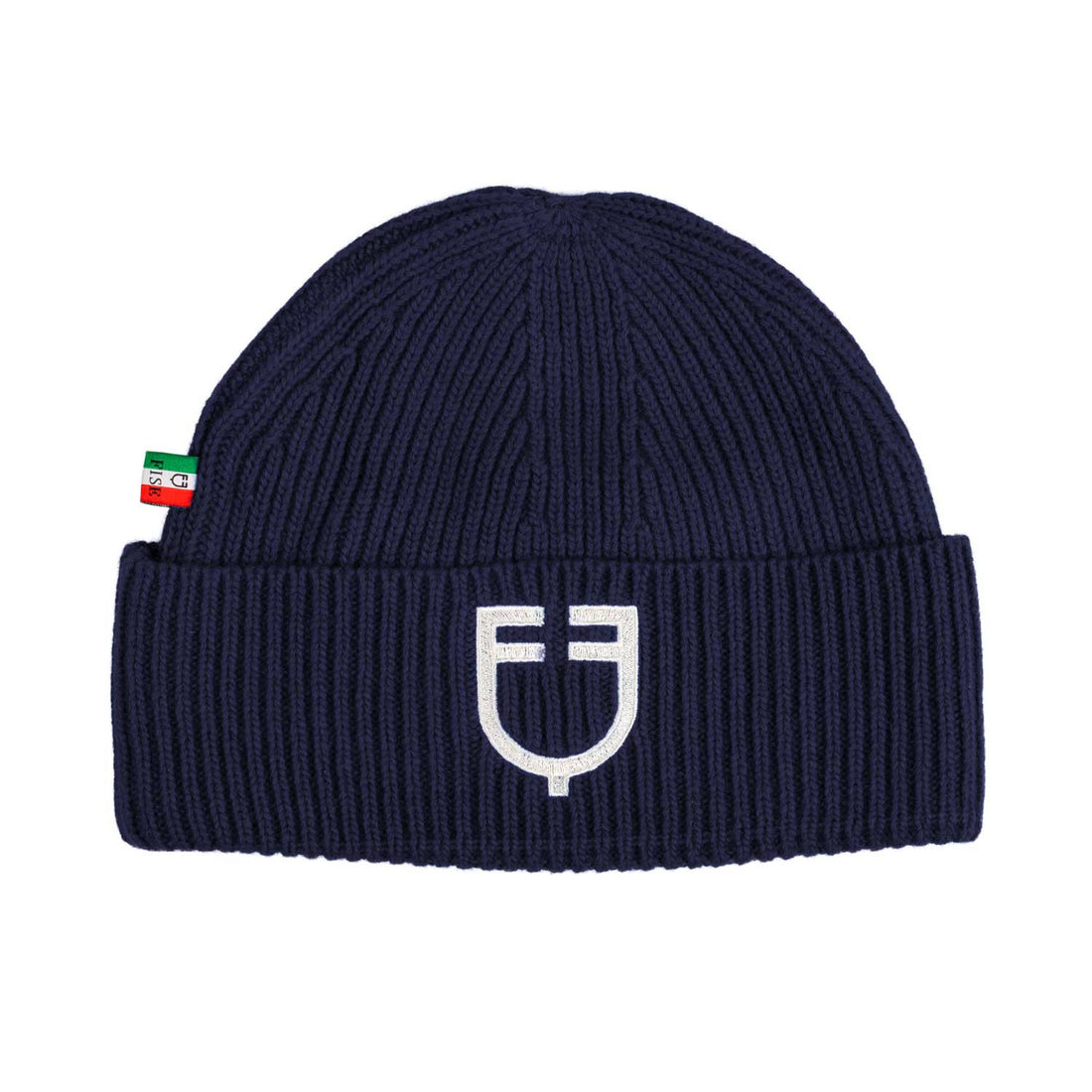 Unisex ribbed knit beanie Equestro x Fise.