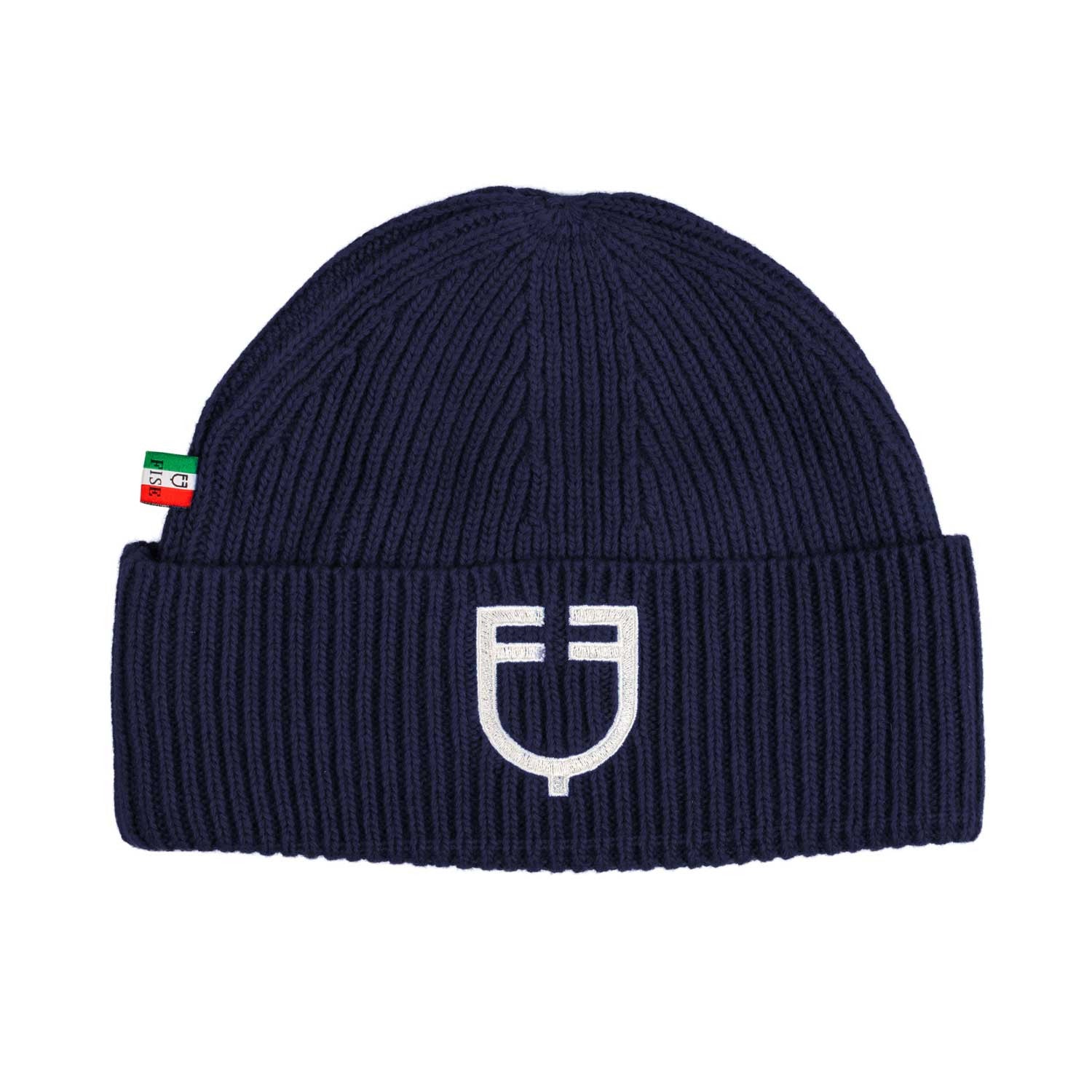 Unisex ribbed knit beanie Equestro x Fise.