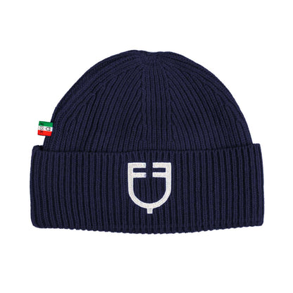 Unisex ribbed knit beanie Equestro x Fise.
