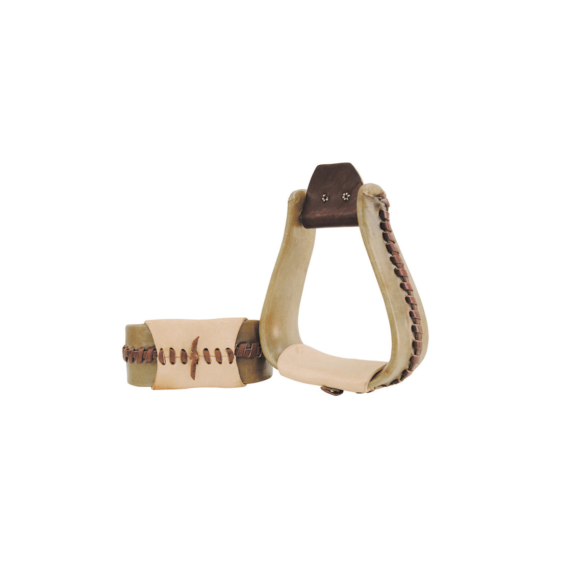 RAWHIDE WESTERN STIRRUPS CUSTOM MADE 919.