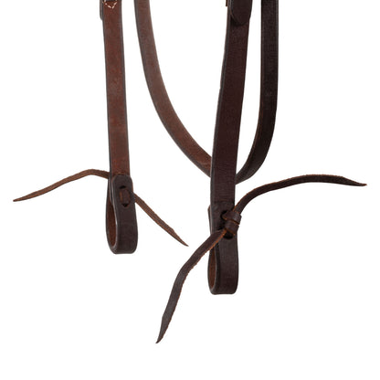 WESTERN TIE ENDS BROWBAND BRIDLE