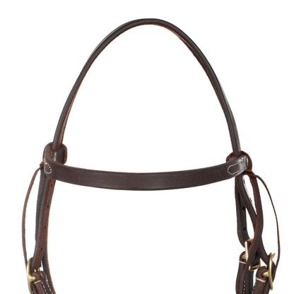 WESTERN TIE ENDS BROWBAND BRIDLE