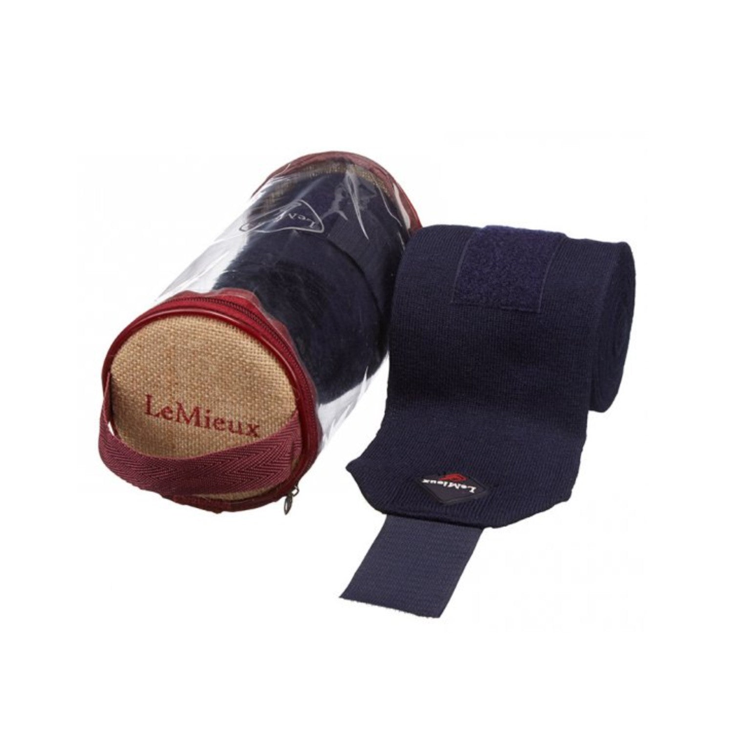 LEMIEUX STABLE BANDAGES PAIR NAVY SET OF 4.