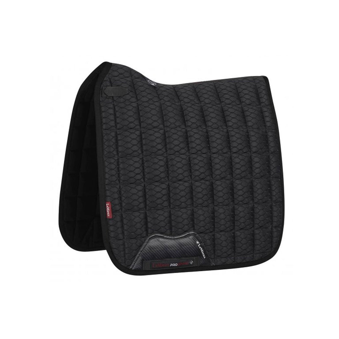 LEMIEUX CARBON MESH AIR DRESSAGE SQUARE BLACK LARGE.