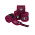LEMIEUX LOIRE SATIN POLO BANDAGES MULBERRY LARGE SET OF 4.