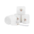 POLO BANDAGES WHITE SET OF 4.
