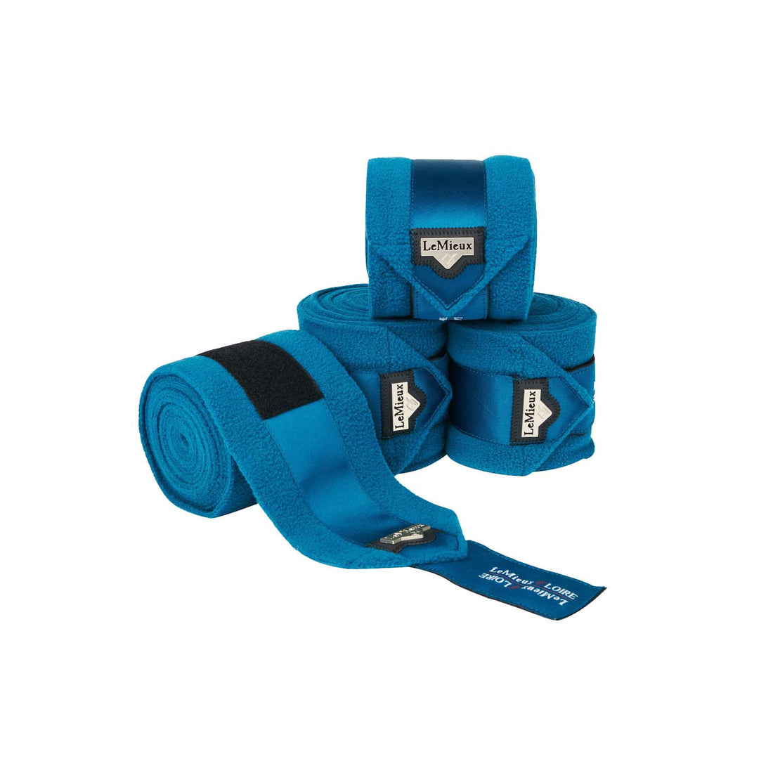 LOIRE POLO BANDAGES MARINE SET OF 4.