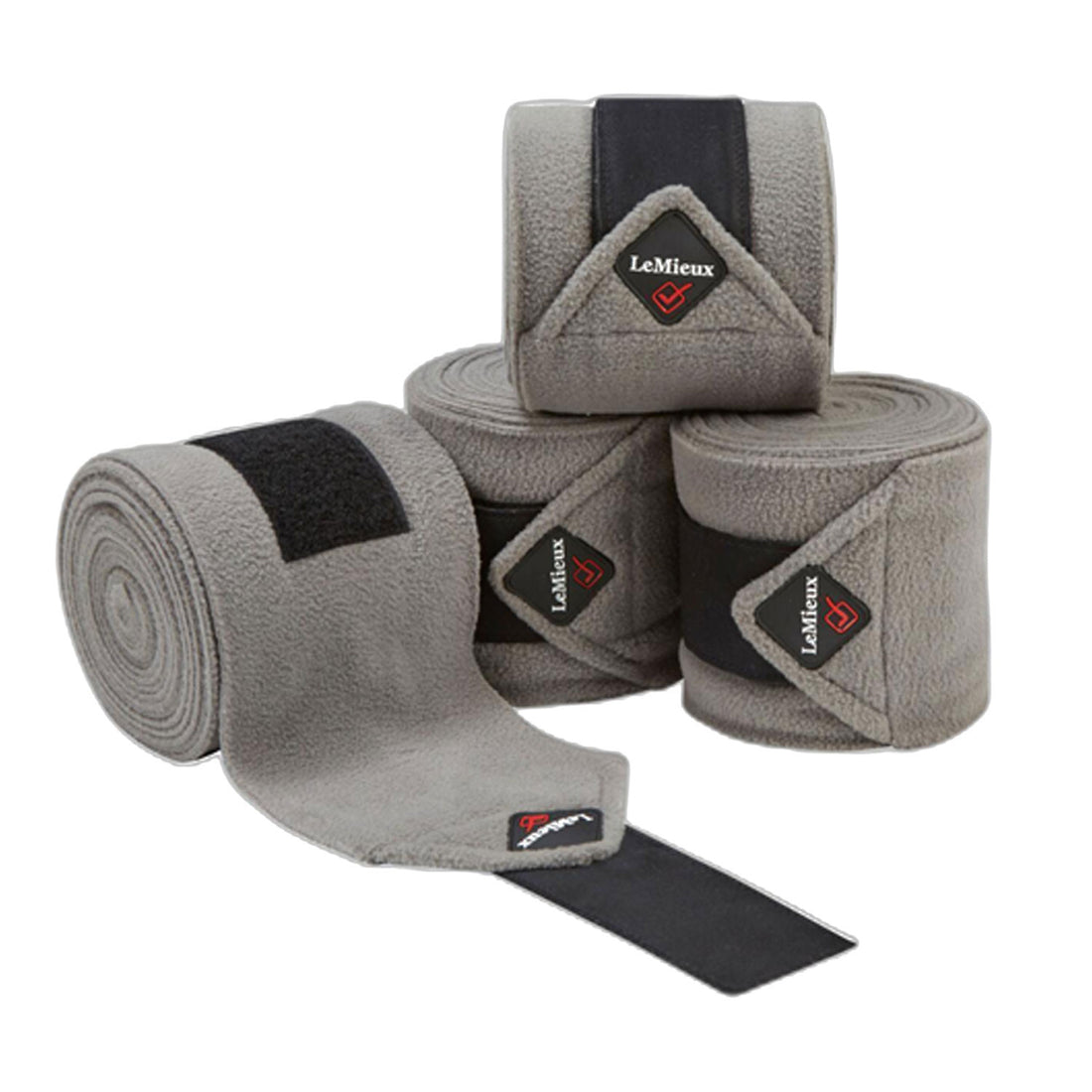 CLASSIC POLO BANDAGES GREY SET OF 4.