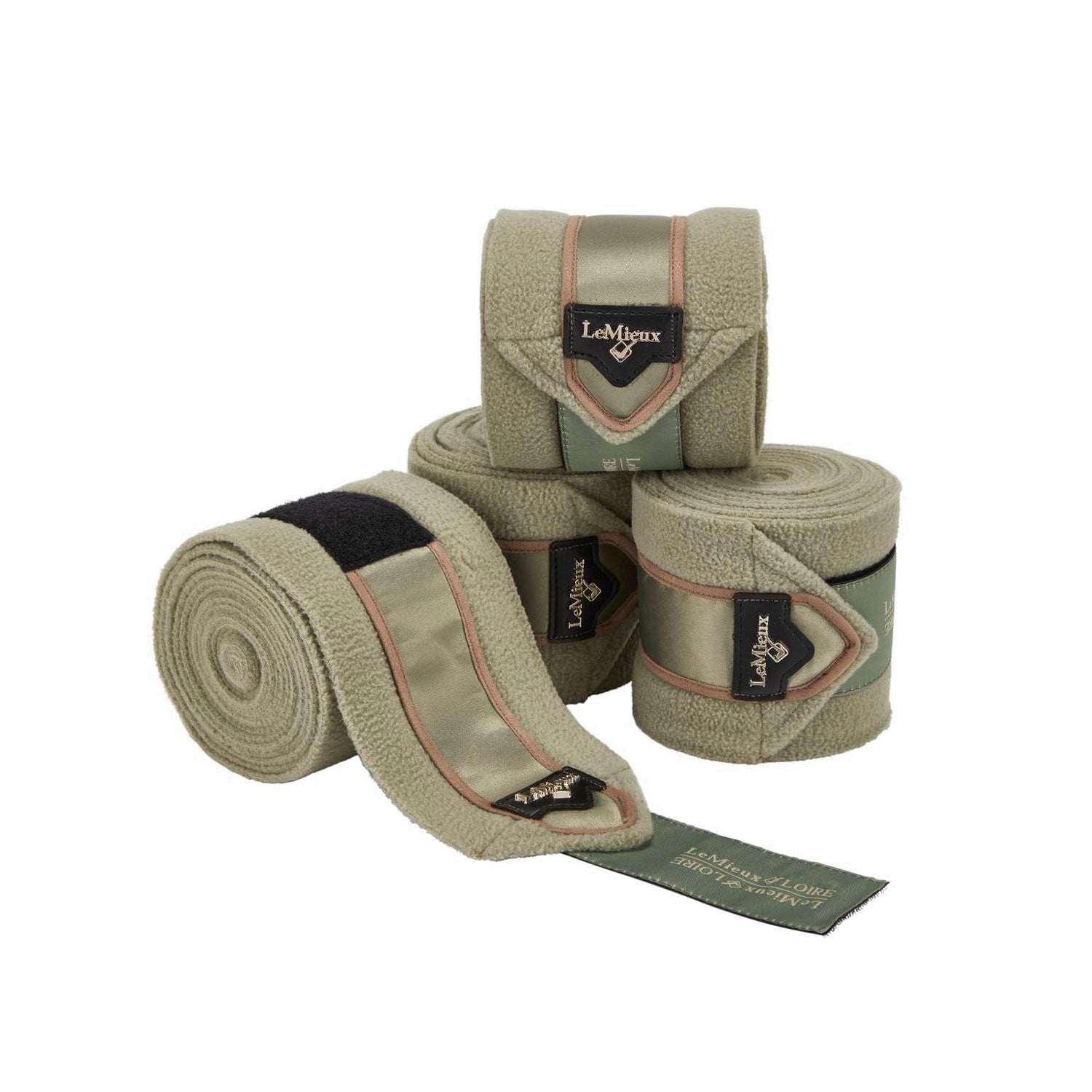 LOIRE POLO BANDAGES FERN SET OF 4.