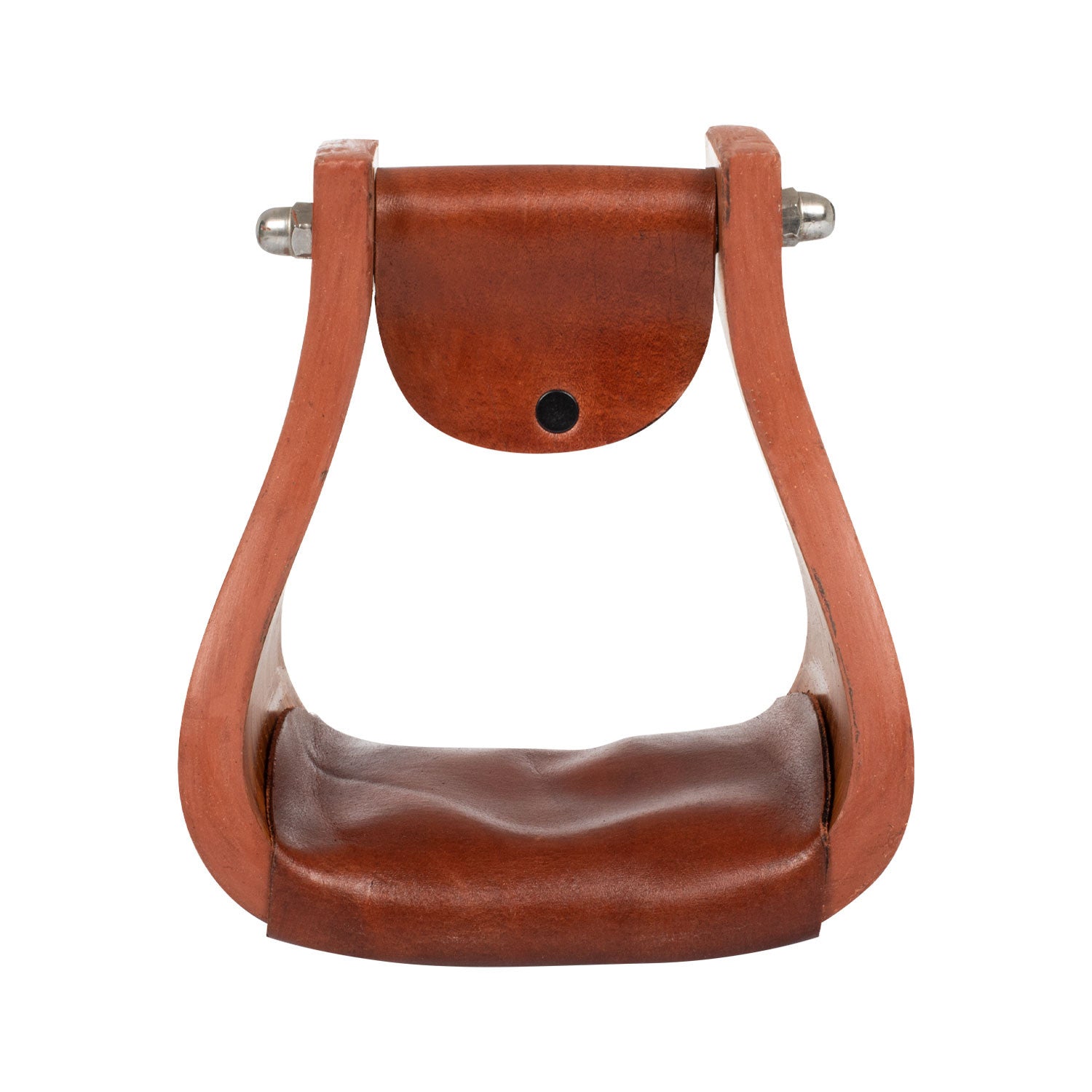 SHAPED WOODEN STIRRUPS.