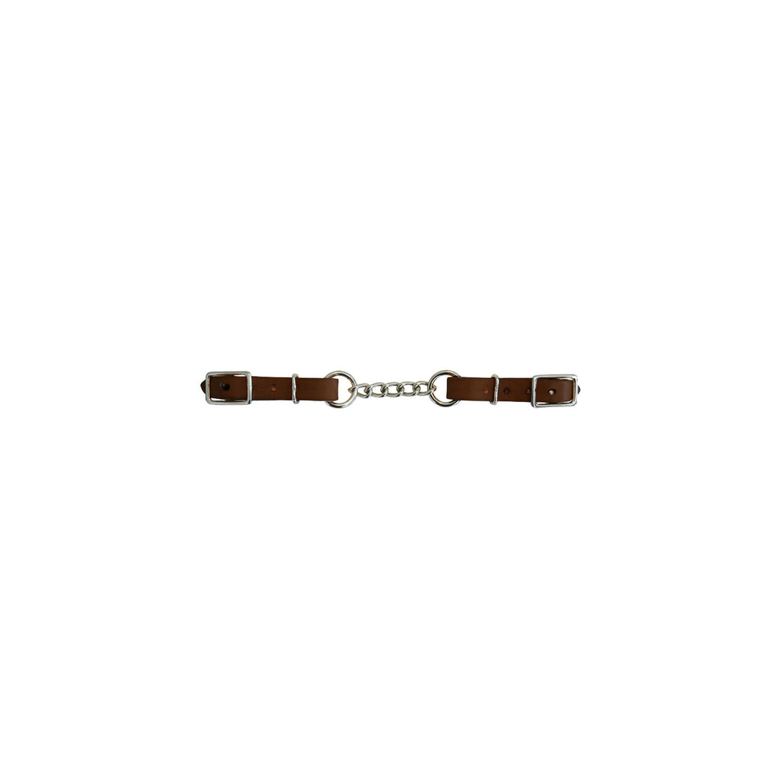 LEATHER CURB CHAIN.