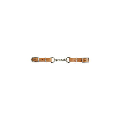 LEATHER CURB CHAIN.