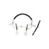 HAPPY MOUTH HACKAMORE BIT HB-2926.