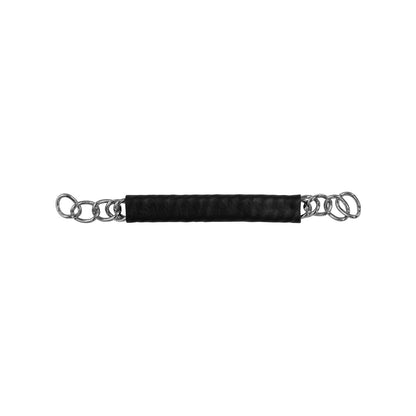 Coated curb chain.