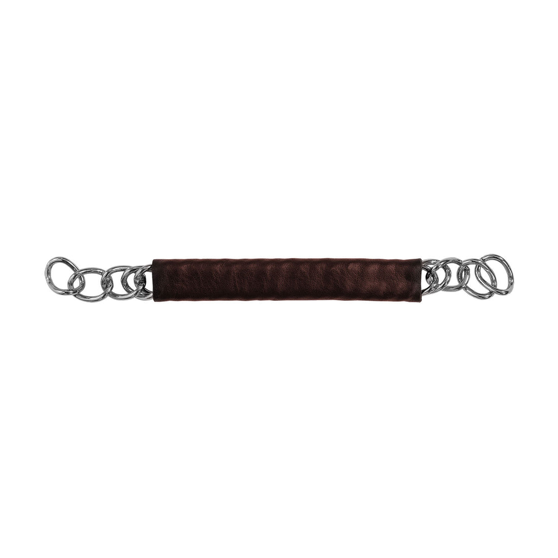 Coated curb chain.