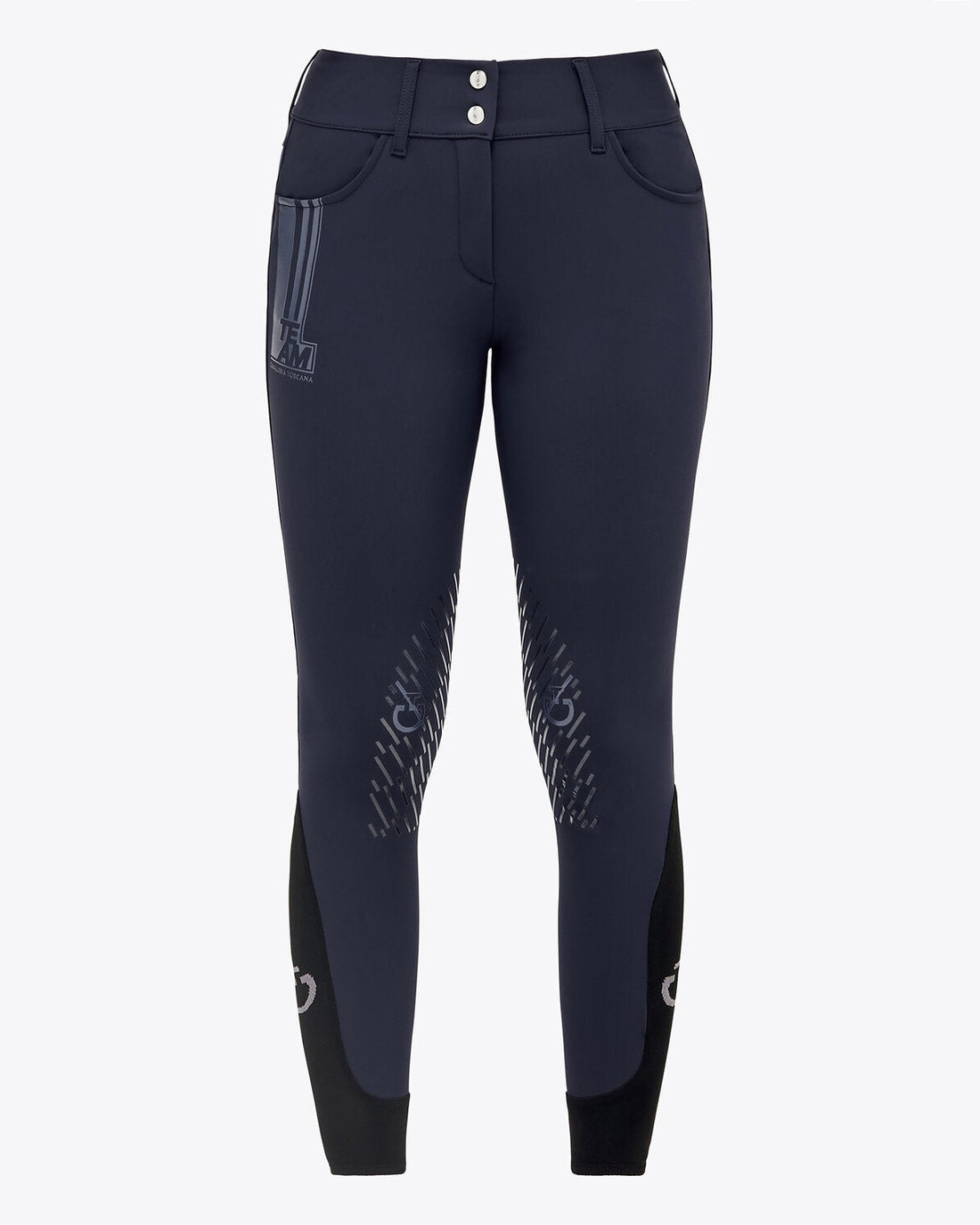 Cavalleria Toscana Team Raceway High Waist Breeches Smokey Blue