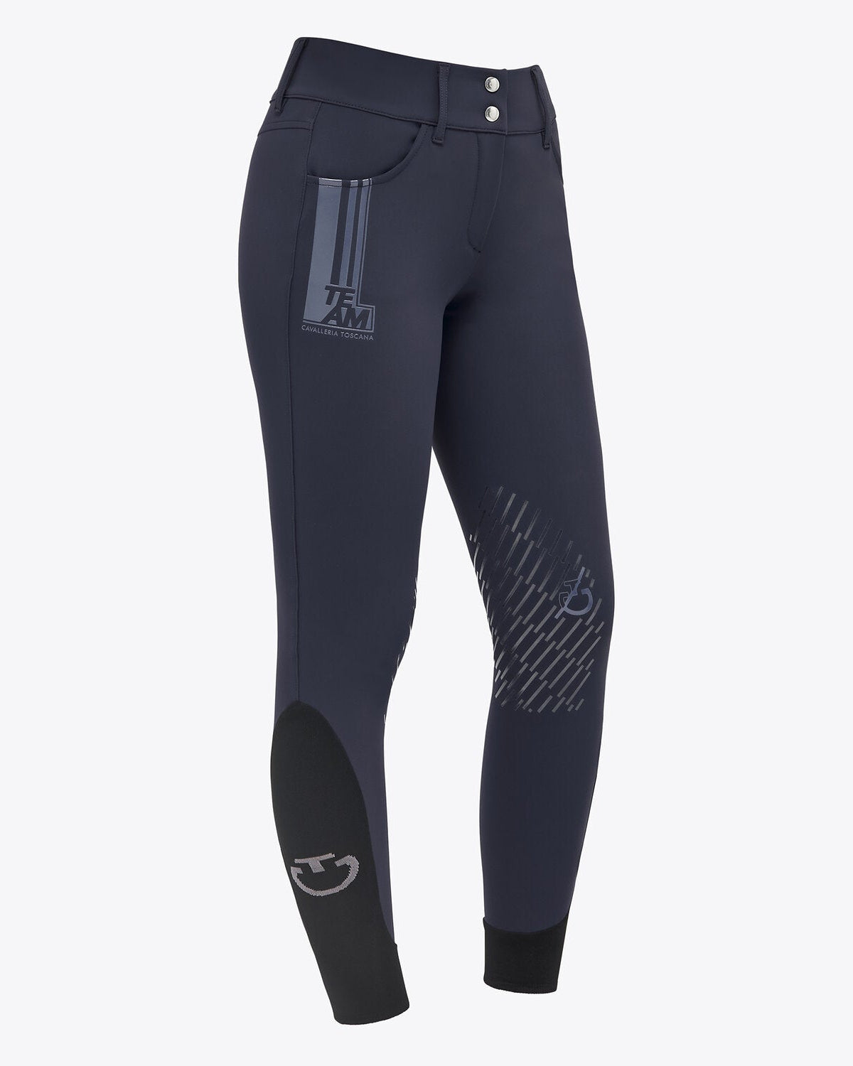 Cavalleria Toscana Team Raceway High Waist Breeches Smokey Blue