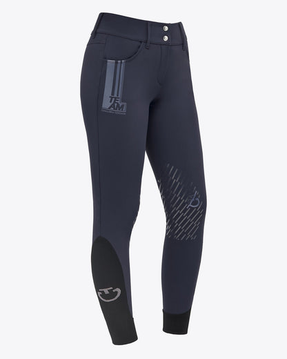 Cavalleria Toscana Team Raceway High Waist Breeches Smokey Blue