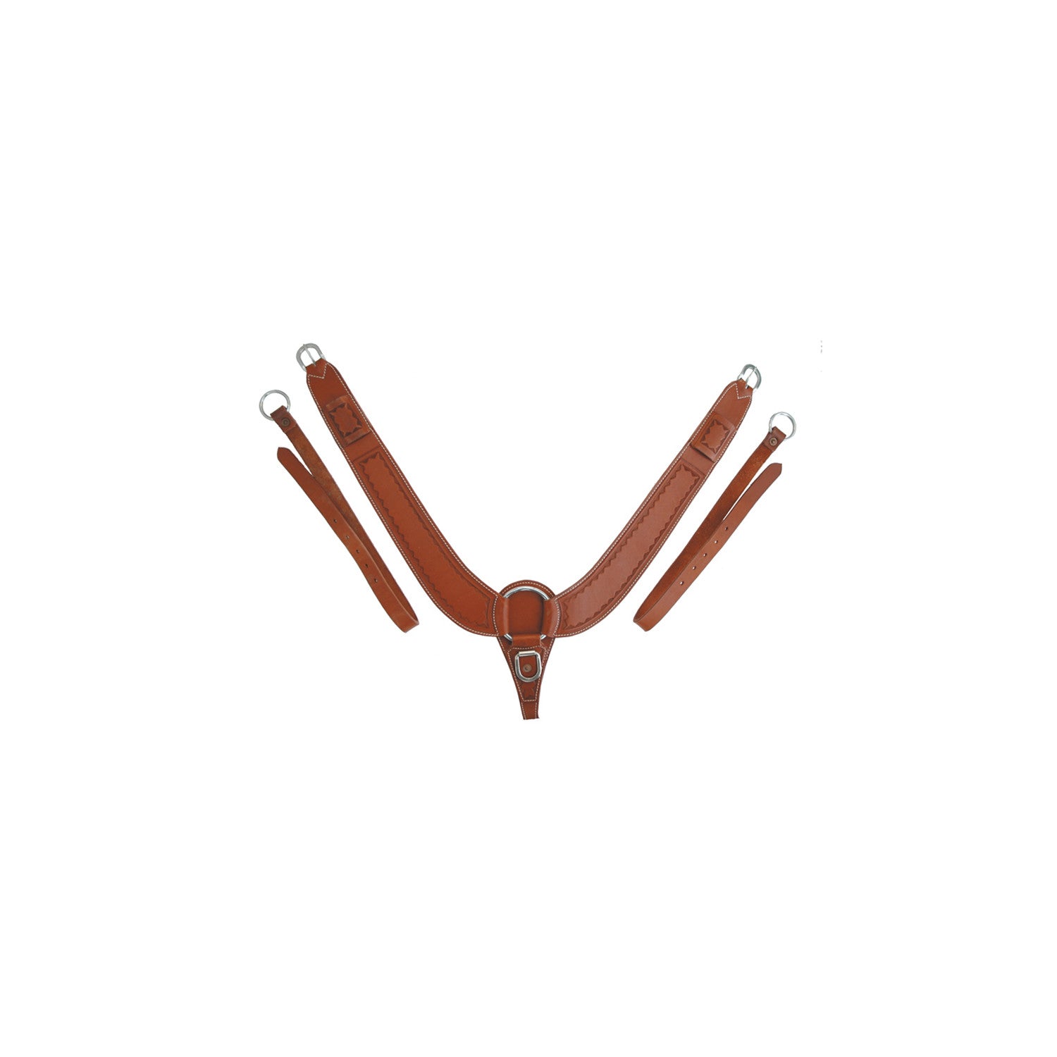 BUCKAROO BORDER STAMP BREASTCOLLAR.