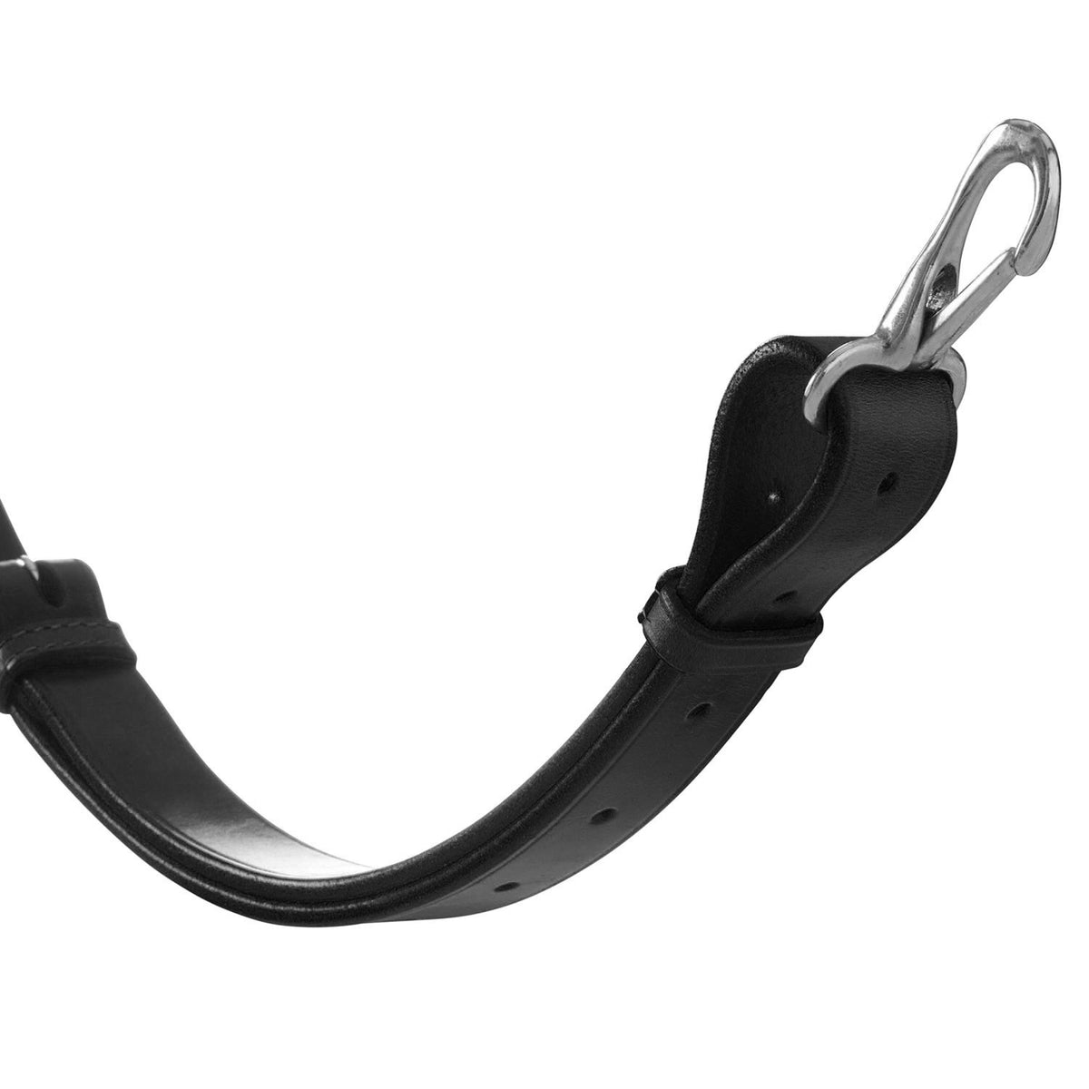 Leather adjustable buckle collier martingale