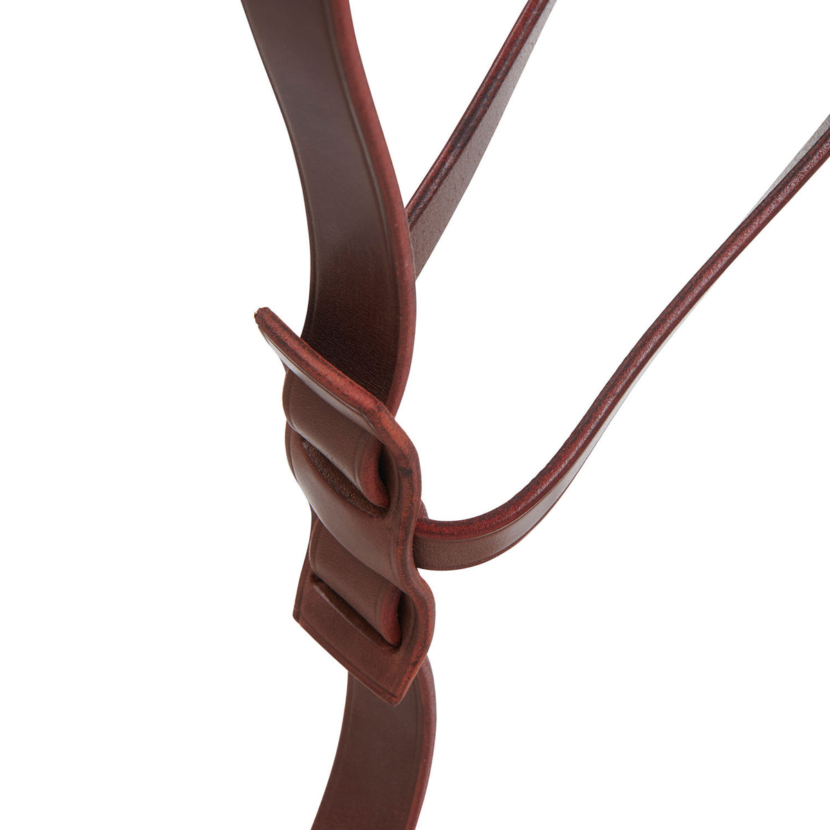 Leather adjustable buckle collier martingale
