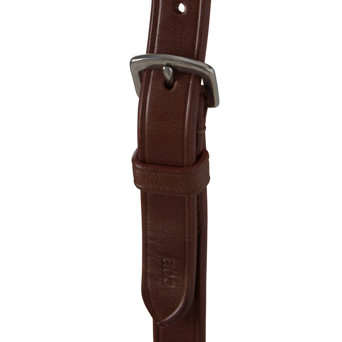 Leather adjustable buckle collier martingale