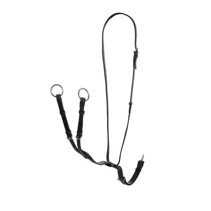 Durable leather collier martingale.